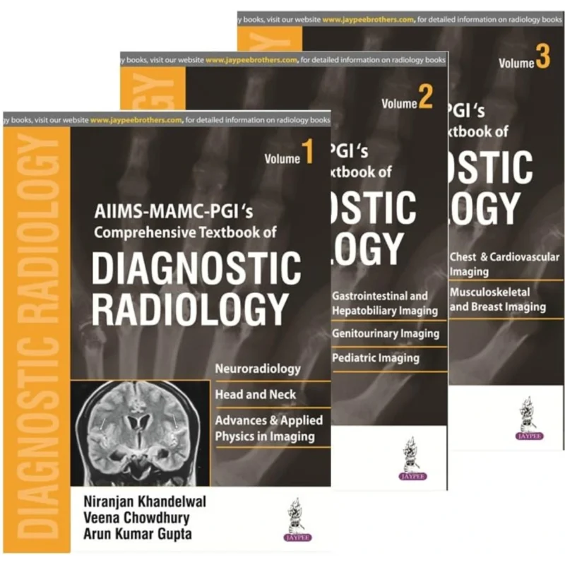 Aiims Mamc - Pgi's Comprehensive Textbook of Diagnostic Radiology 3 Volumes